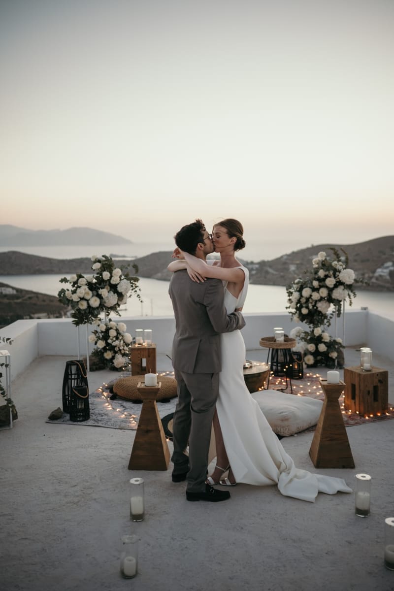 Caitlin & Mike Elopement in Ios