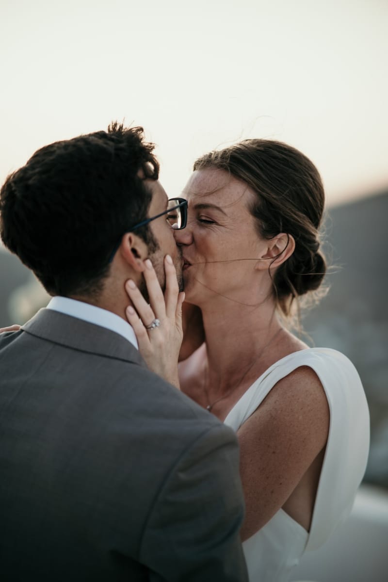 Caitlin & Mike Elopement in Ios