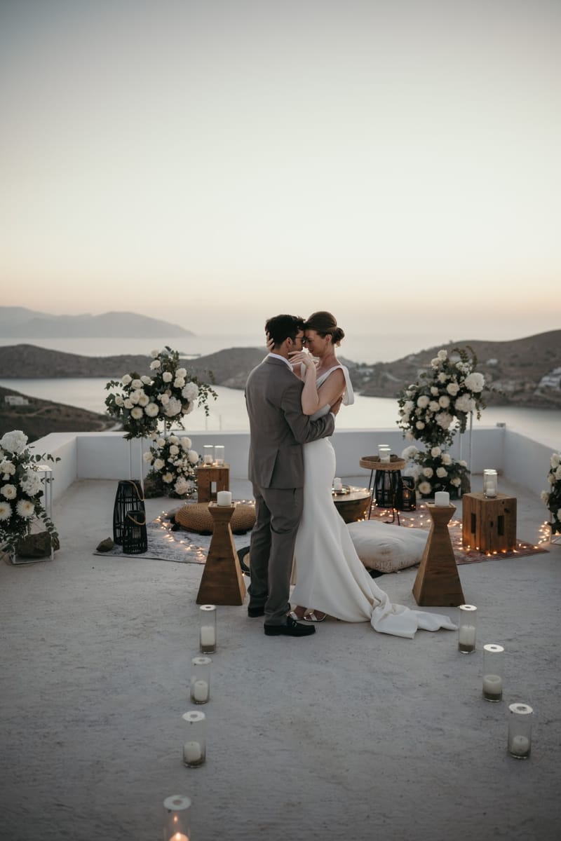 Caitlin & Mike Elopement in Ios