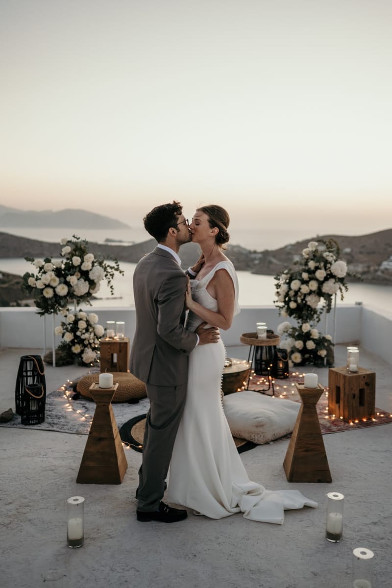 Caitlin & Mike Elopement in Ios