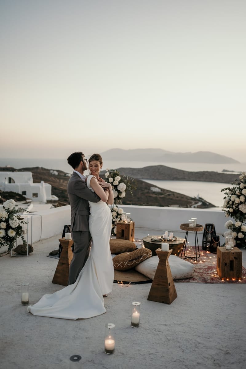 Caitlin & Mike Elopement in Ios