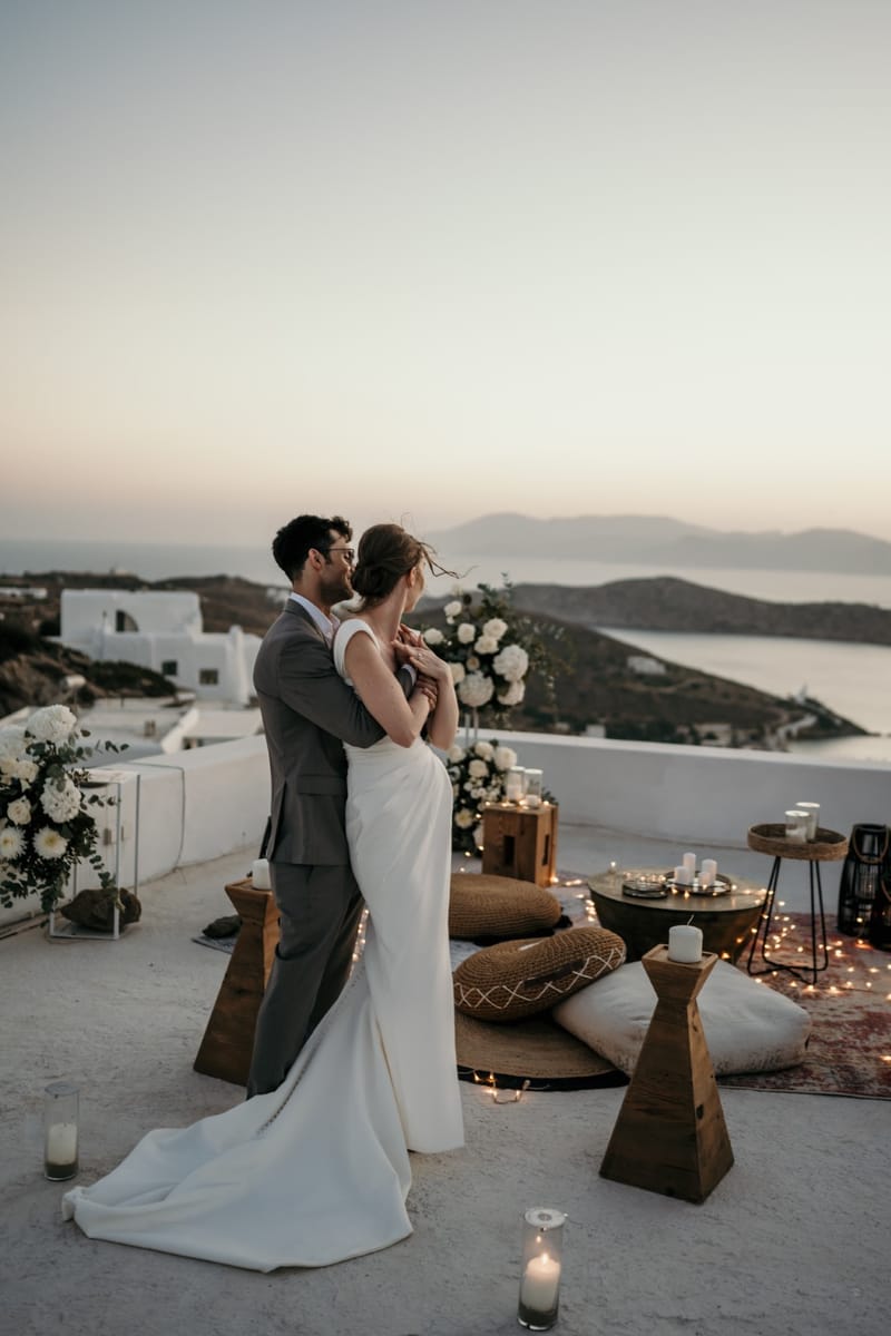 Caitlin & Mike Elopement in Ios