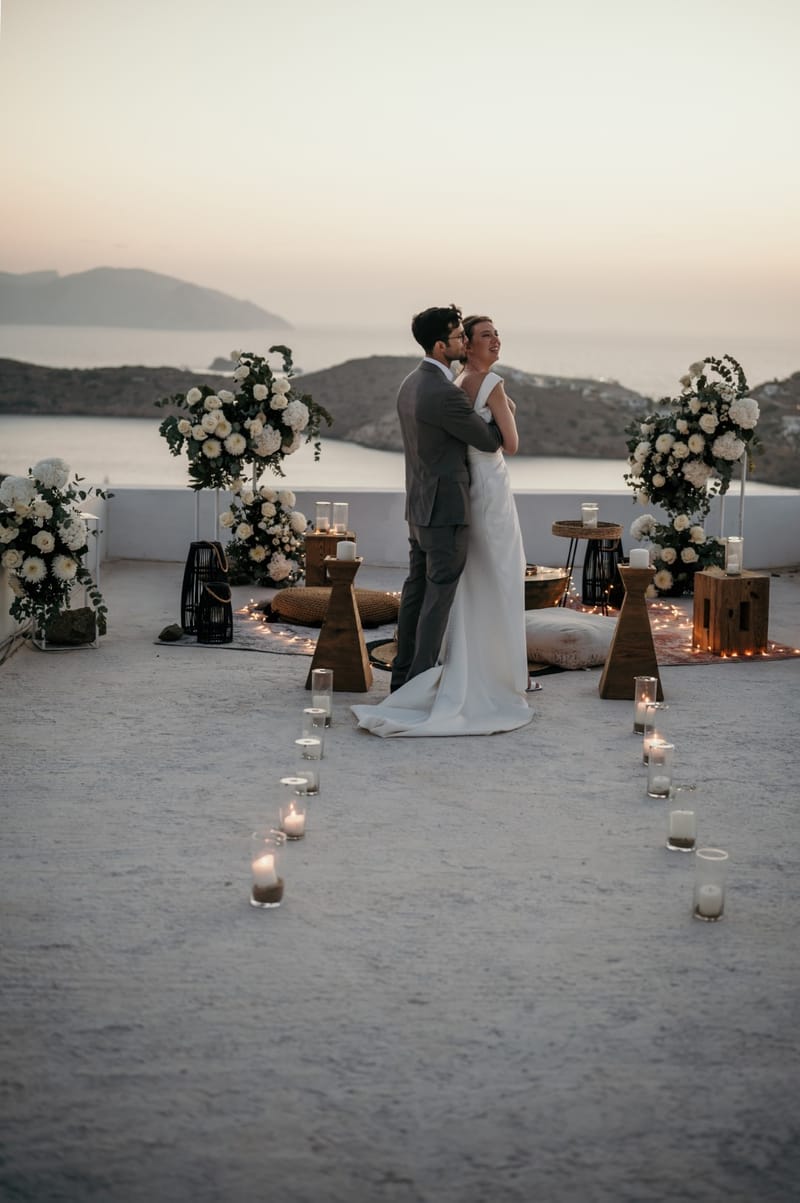 Caitlin & Mike Elopement in Ios