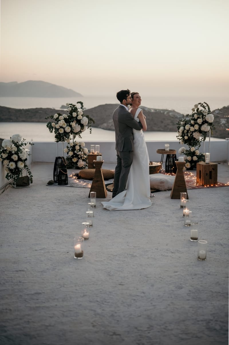 Caitlin & Mike Elopement in Ios