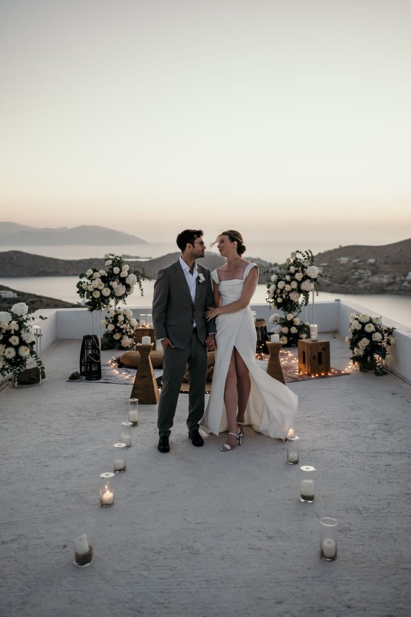 Caitlin & Mike Elopement in Ios