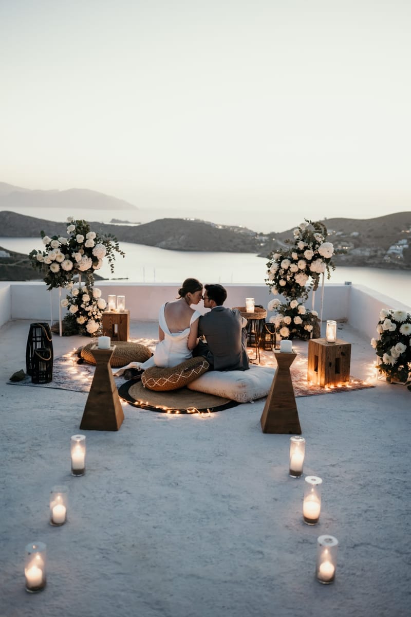 Caitlin & Mike Elopement in Ios