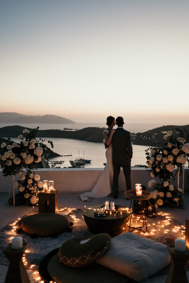 Caitlin & Mike Elopement in Ios