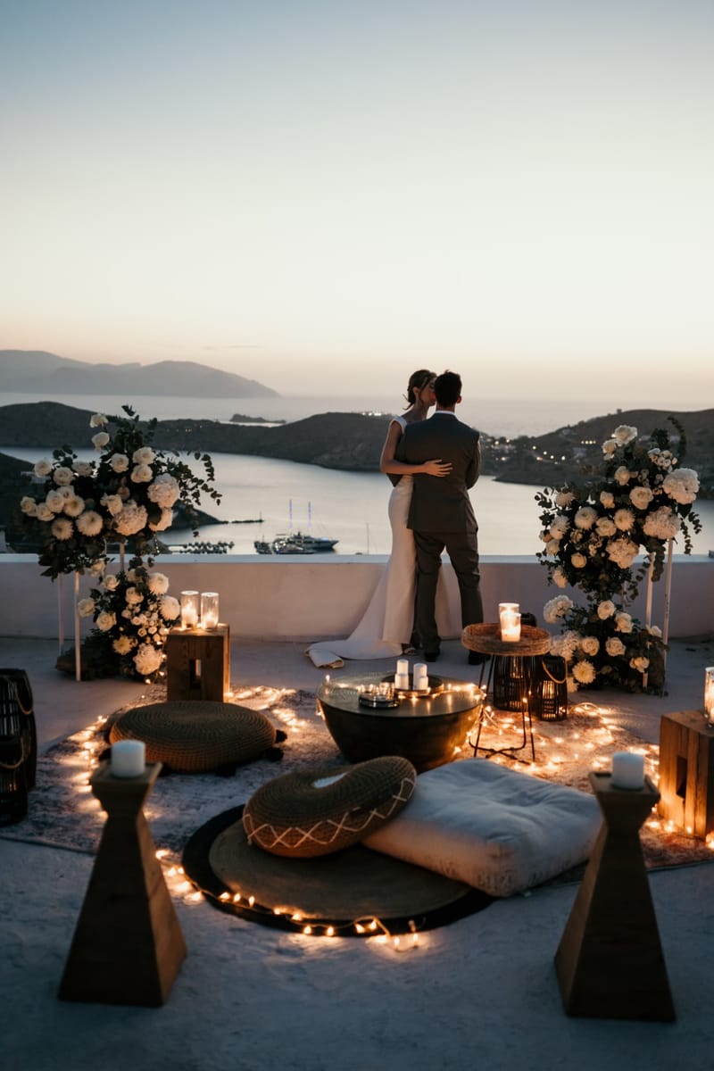 Caitlin & Mike Elopement in Ios