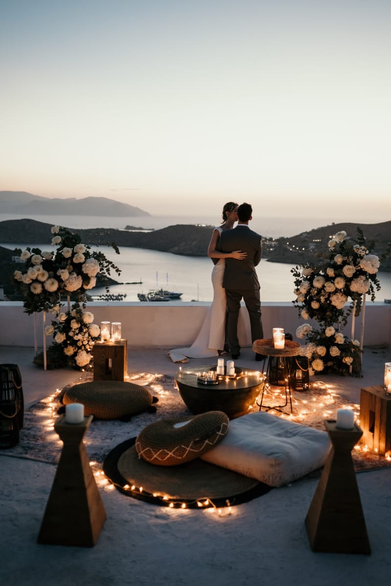 Caitlin & Mike Elopement in Ios