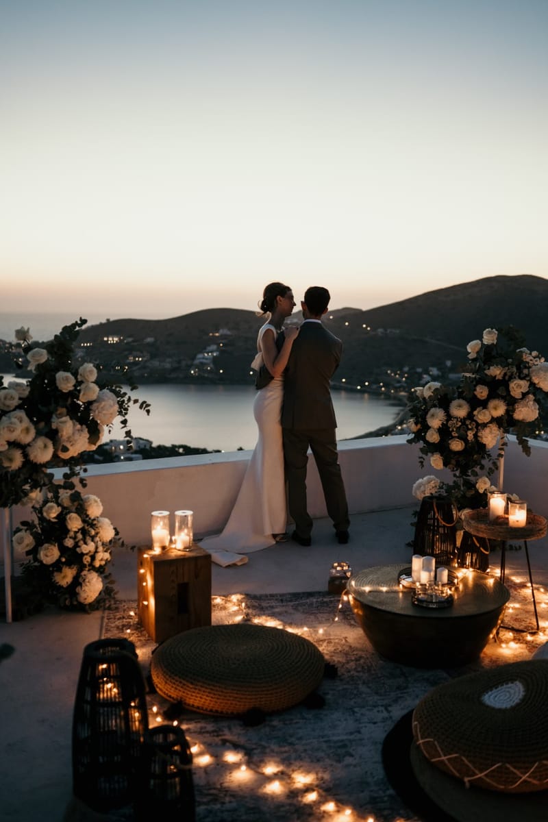 Caitlin & Mike Elopement in Ios