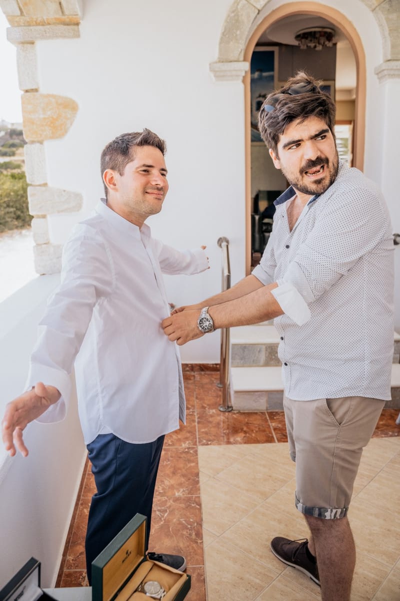 Sofia & Panos Wedding in Ios