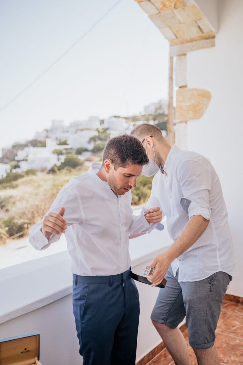 Sofia & Panos Wedding in Ios