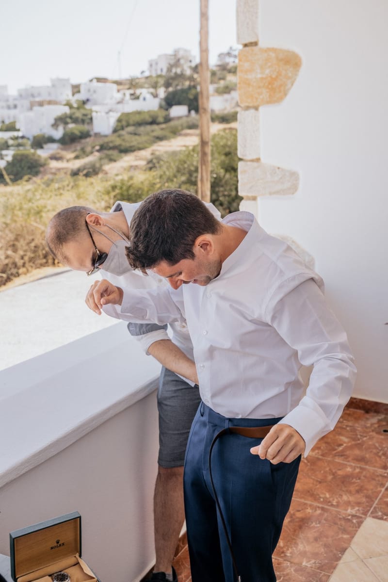 Sofia & Panos Wedding in Ios