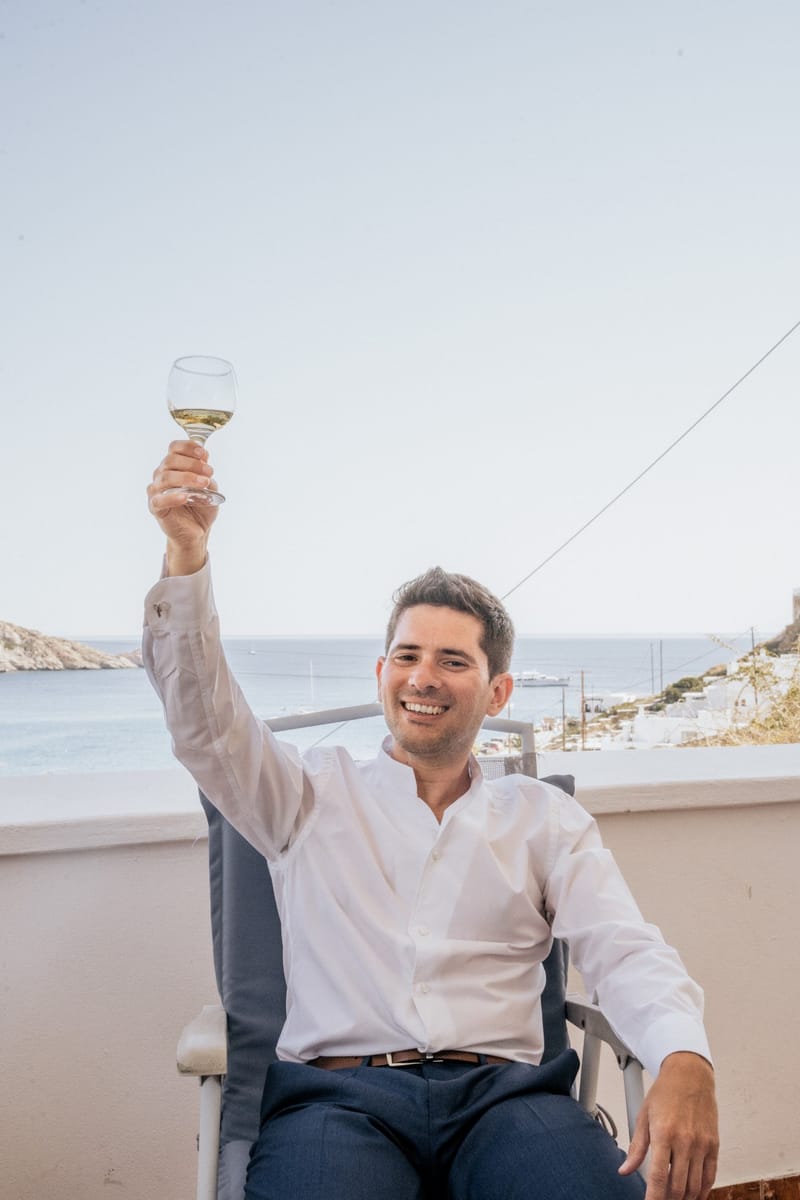 Sofia & Panos Wedding in Ios