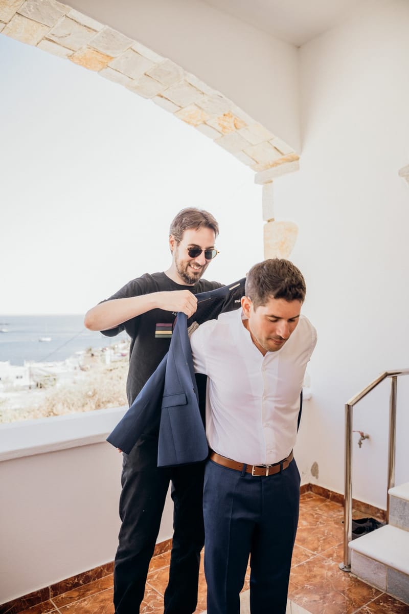 Sofia & Panos Wedding in Ios