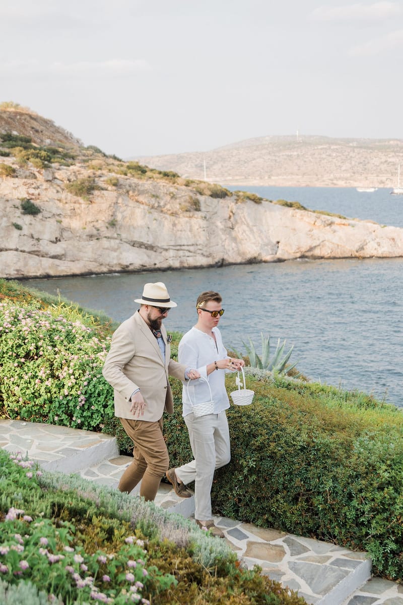 Dori & Sebastian Wedding in Athens @ Gallery Island Art and Taste Venue