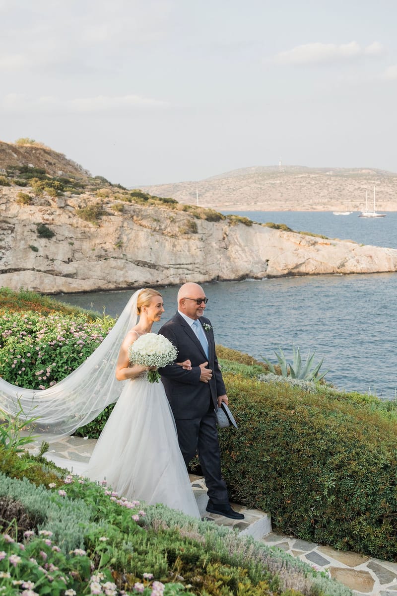 Dori & Sebastian Wedding in Athens @ Gallery Island Art and Taste Venue