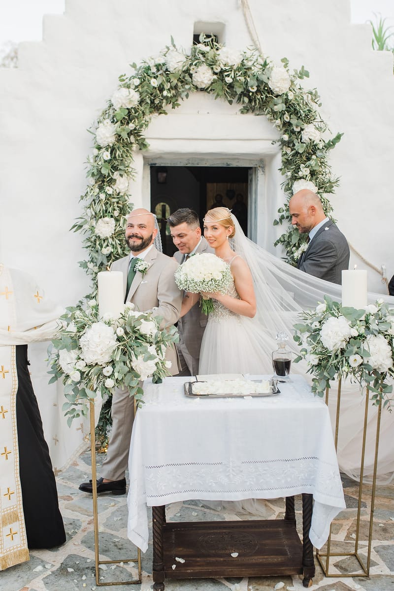 Dori & Sebastian Wedding in Athens @ Gallery Island Art and Taste Venue