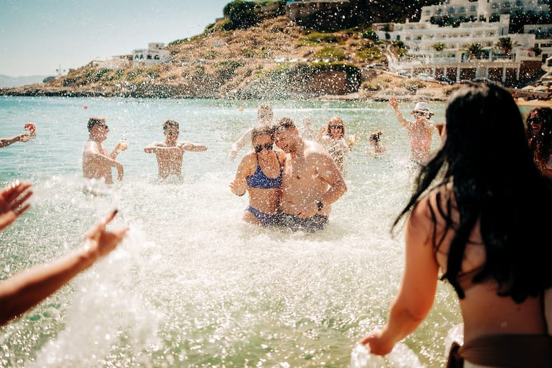 Iliana & Brendan Wedding in Ios at the villa Cycladic Gem