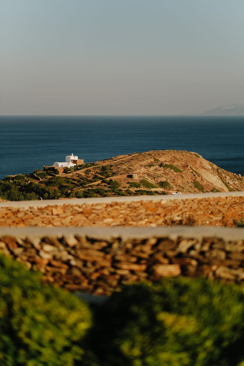 Iliana & Brendan Wedding in Ios at the villa Cycladic Gem
