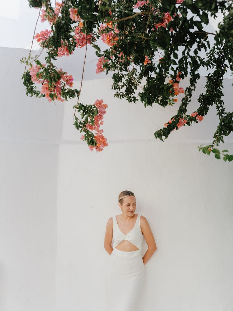 Iliana & Brendan Wedding in Ios at the villa Cycladic Gem