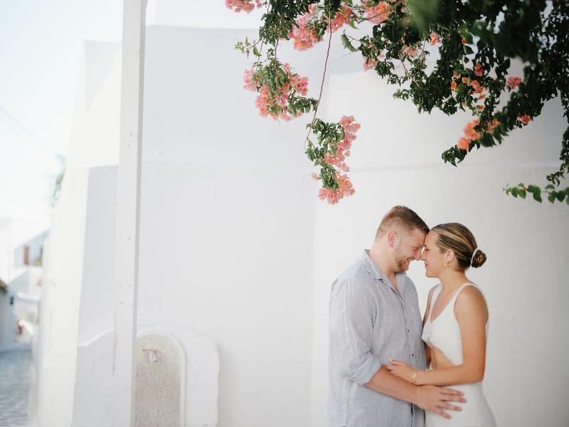 Iliana & Brendan Wedding in Ios at the villa Cycladic Gem