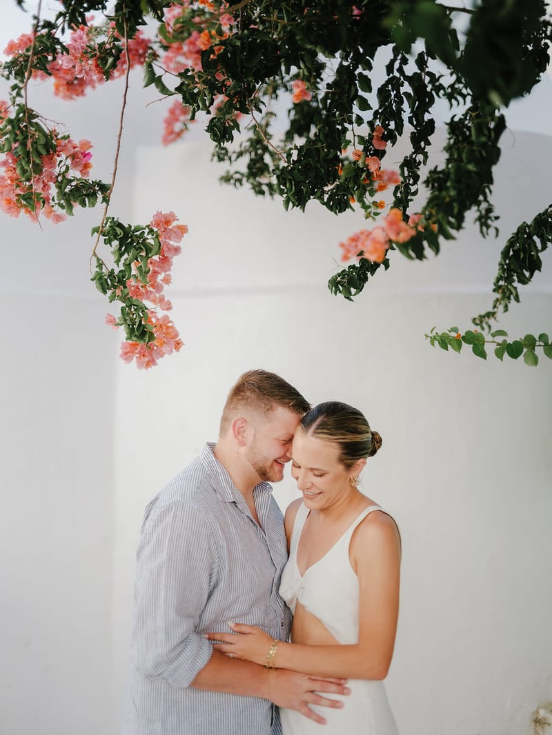 Iliana & Brendan Wedding in Ios at the villa Cycladic Gem