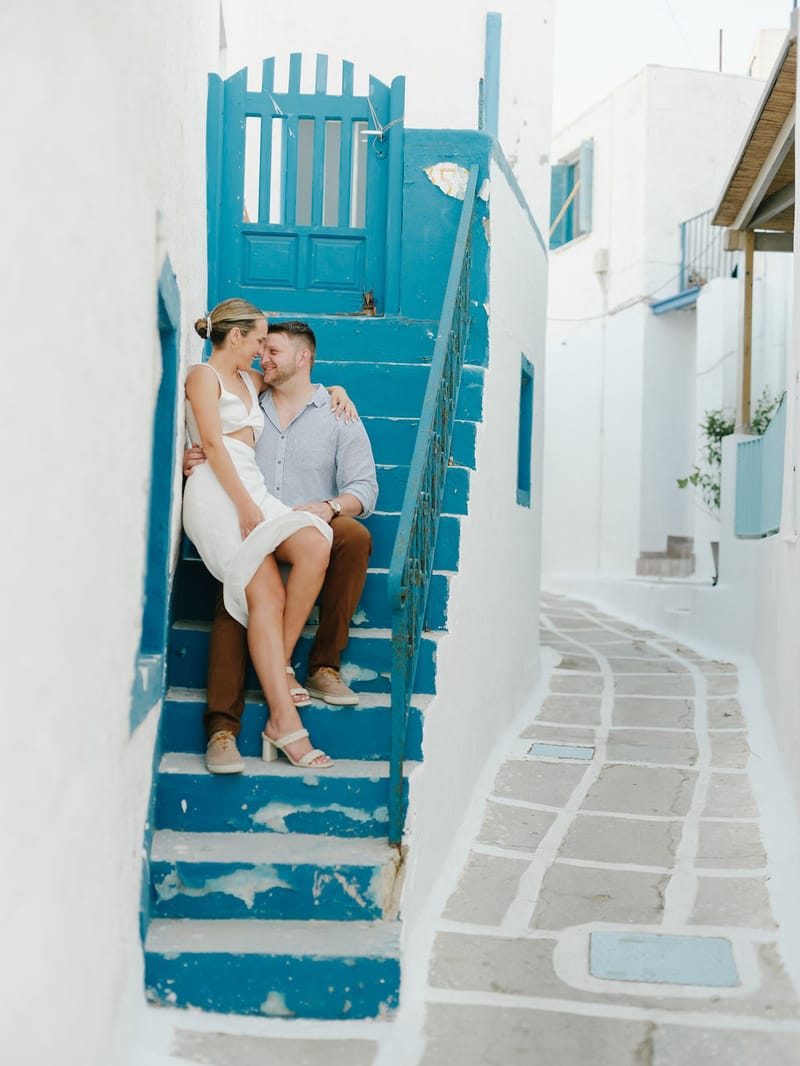 Iliana & Brendan Wedding in Ios at the villa Cycladic Gem