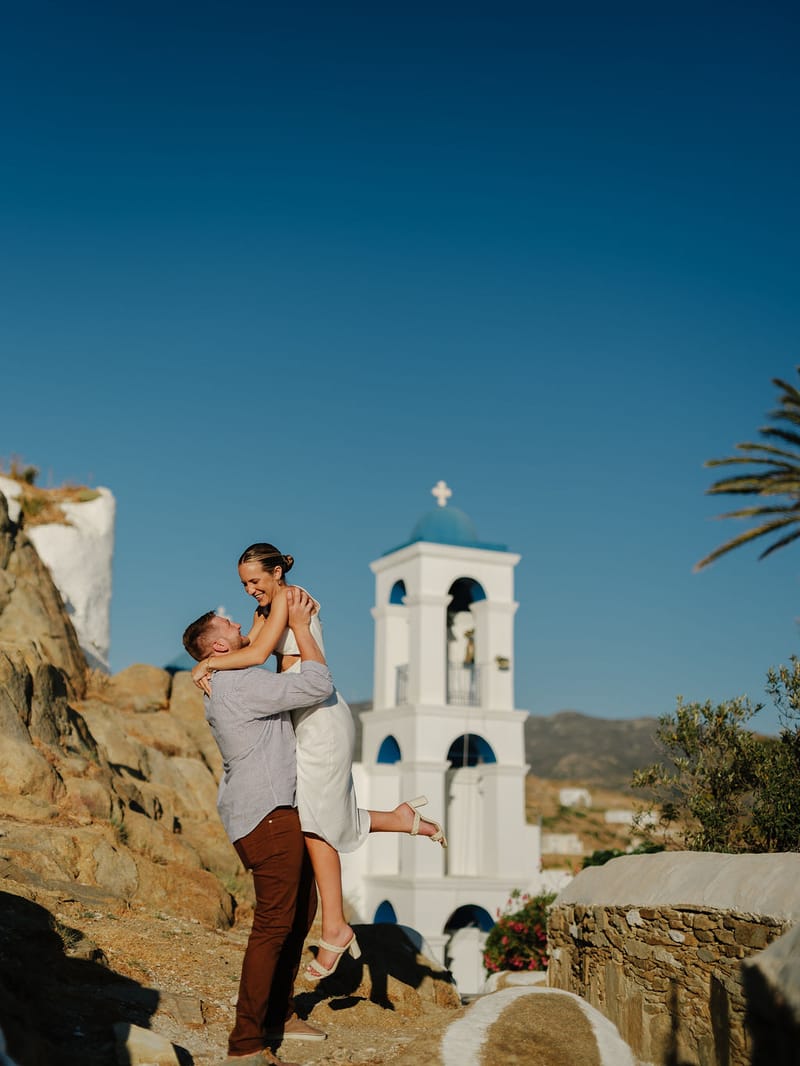 Iliana & Brendan Wedding in Ios at the villa Cycladic Gem