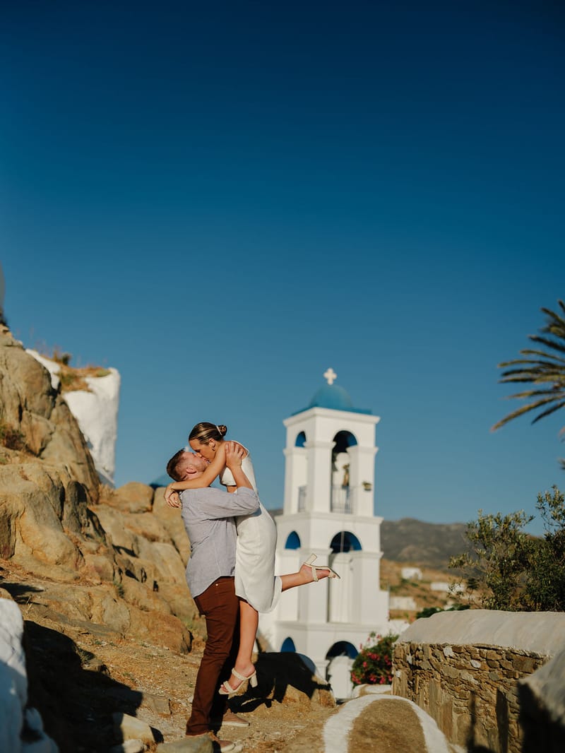 Iliana & Brendan Wedding in Ios at the villa Cycladic Gem