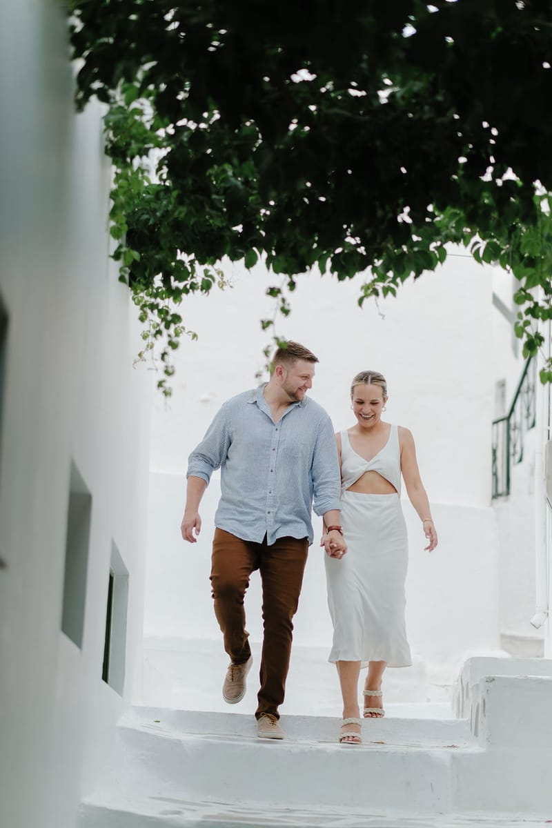 Iliana & Brendan Wedding in Ios at the villa Cycladic Gem