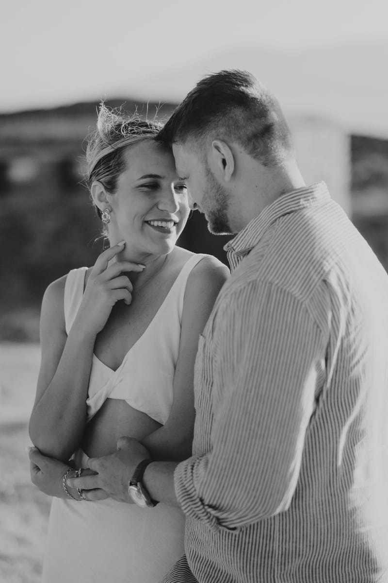 Iliana & Brendan Wedding in Ios at the villa Cycladic Gem