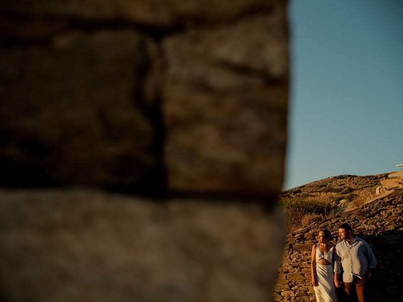 Iliana & Brendan Wedding in Ios at the villa Cycladic Gem