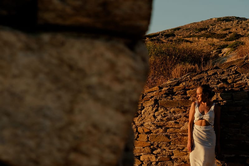Iliana & Brendan Wedding in Ios at the villa Cycladic Gem