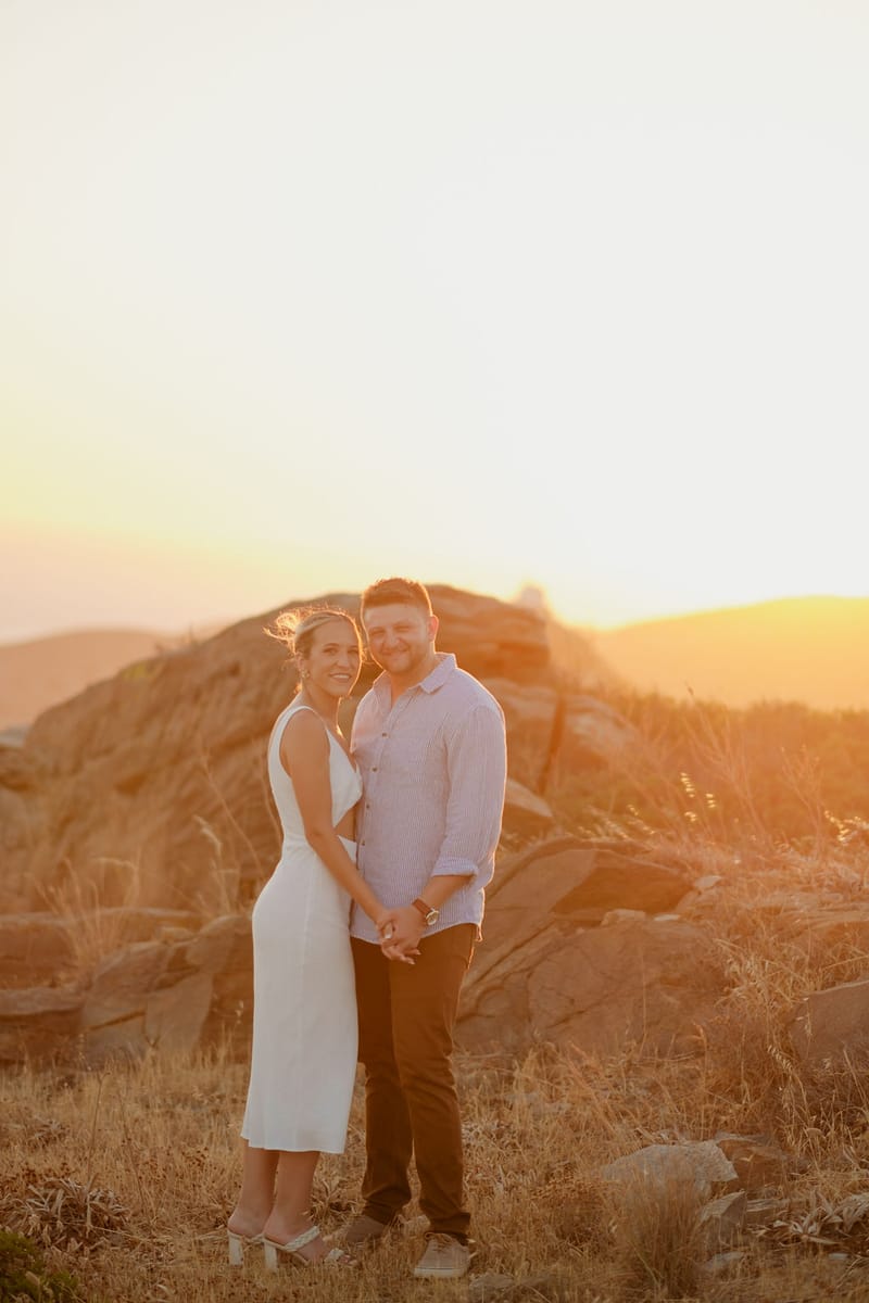 Iliana & Brendan Wedding in Ios at the villa Cycladic Gem