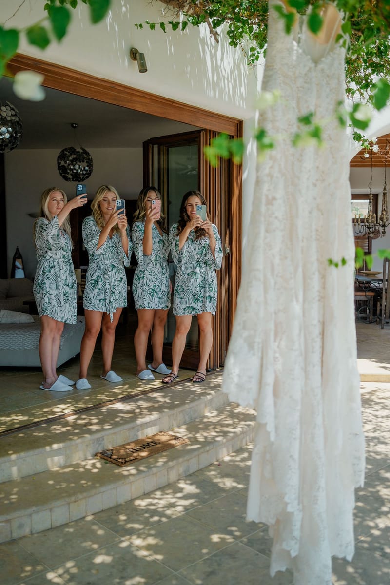 Iliana & Brendan Wedding in Ios at the villa Cycladic Gem