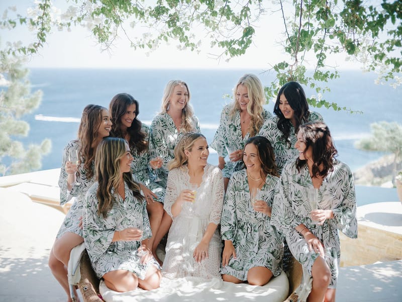 Iliana & Brendan Wedding in Ios at the villa Cycladic Gem