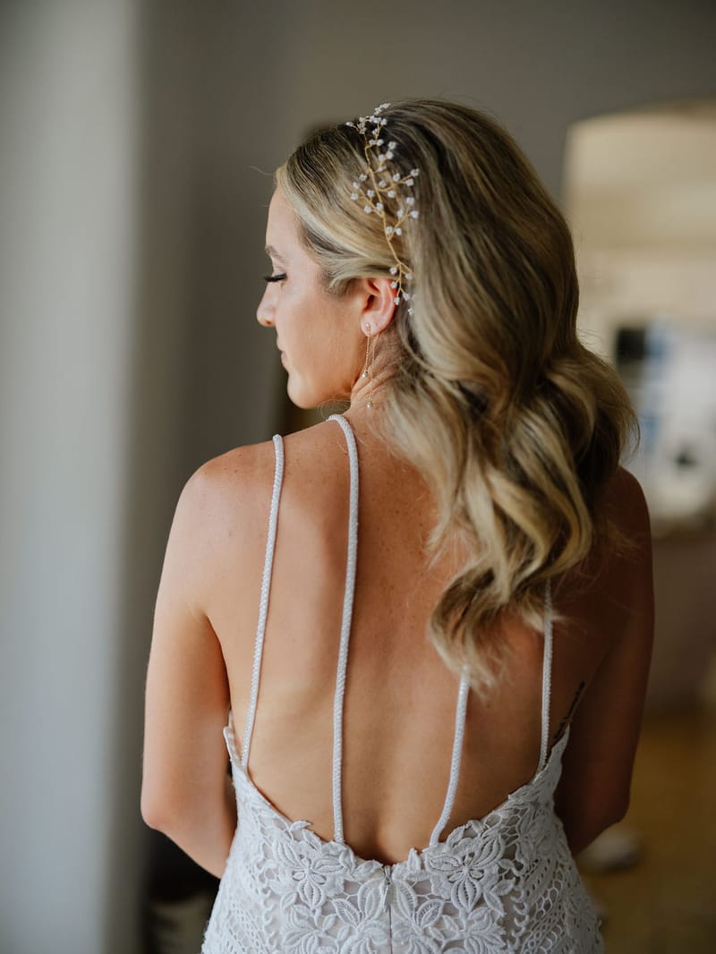 Iliana & Brendan Wedding in Ios at the villa Cycladic Gem