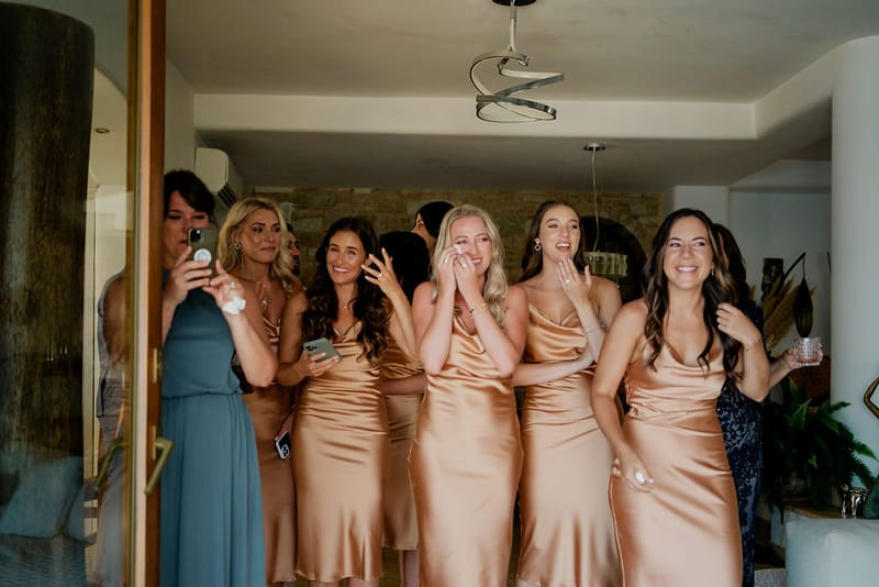 Iliana & Brendan Wedding in Ios at the villa Cycladic Gem