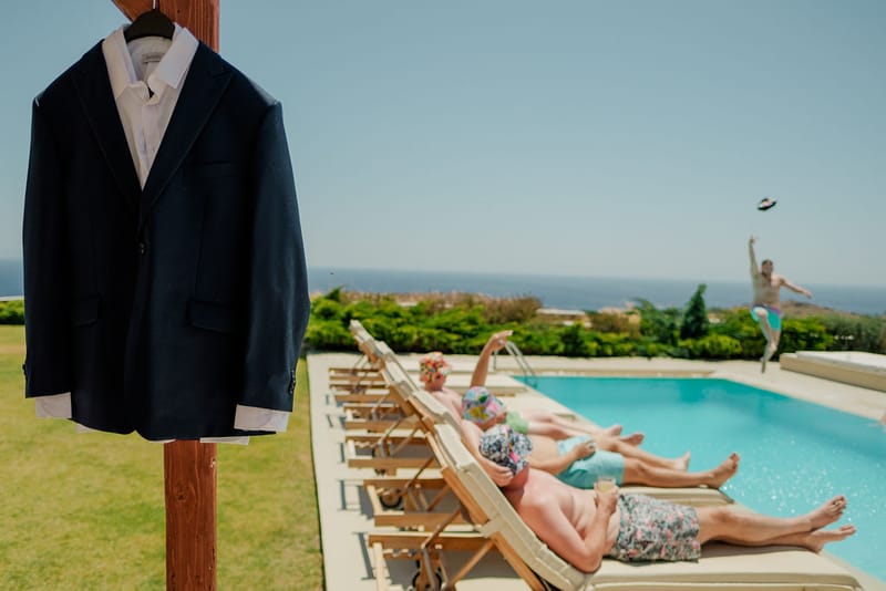 Iliana & Brendan Wedding in Ios at the villa Cycladic Gem