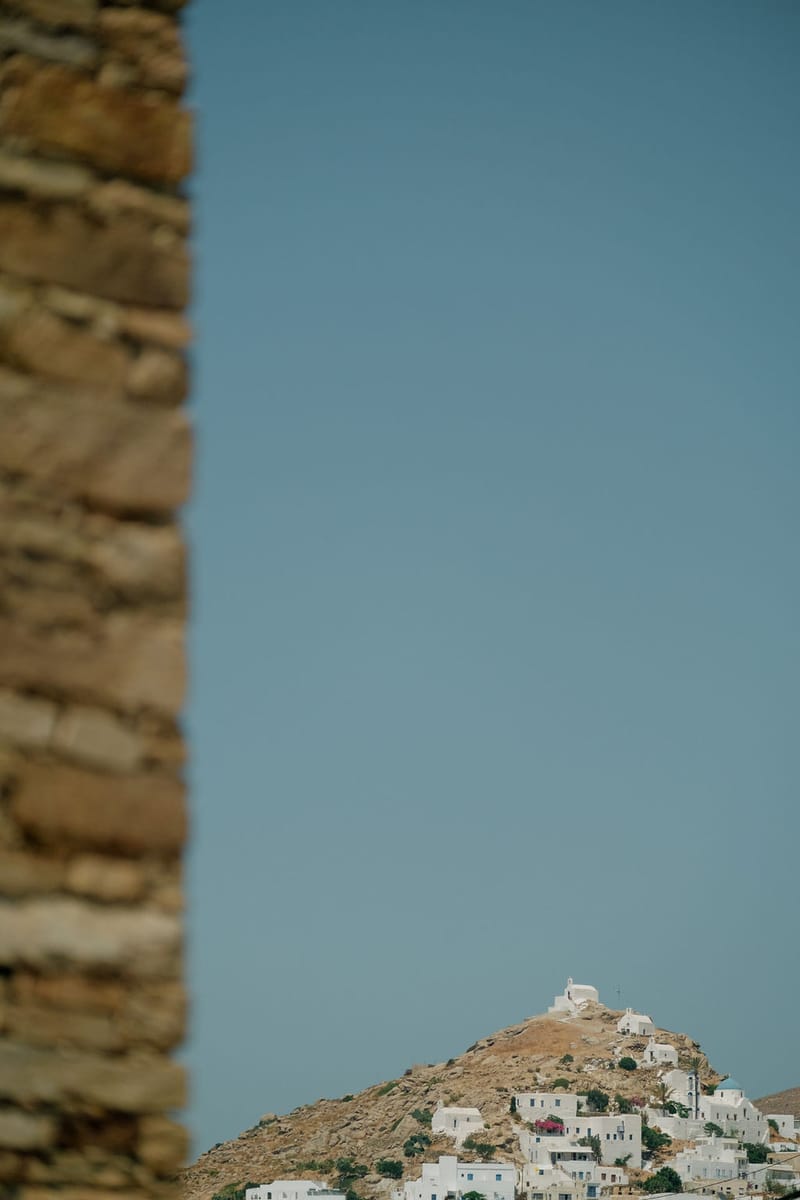 Iliana & Brendan Wedding in Ios at the villa Cycladic Gem