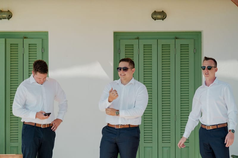 Iliana & Brendan Wedding in Ios at the villa Cycladic Gem