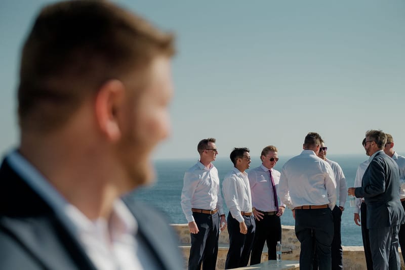 Iliana & Brendan Wedding in Ios at the villa Cycladic Gem