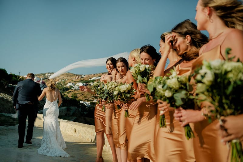 Iliana & Brendan Wedding in Ios at the villa Cycladic Gem