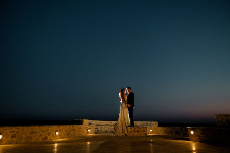 Iliana & Brendan Wedding in Ios at the villa Cycladic Gem