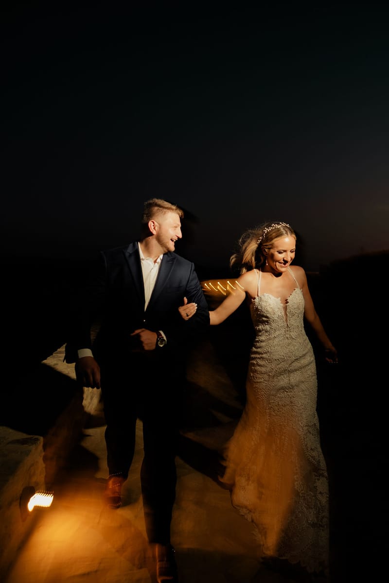 Iliana & Brendan Wedding in Ios at the villa Cycladic Gem