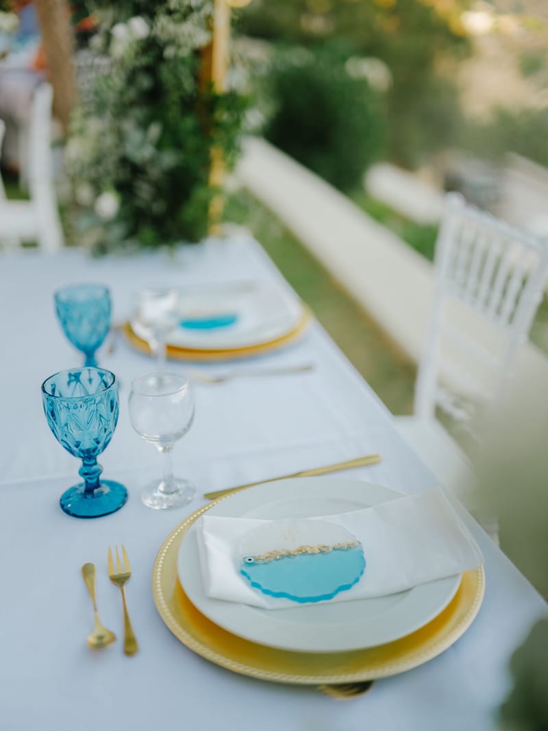 Iliana & Brendan Wedding in Ios at the villa Cycladic Gem