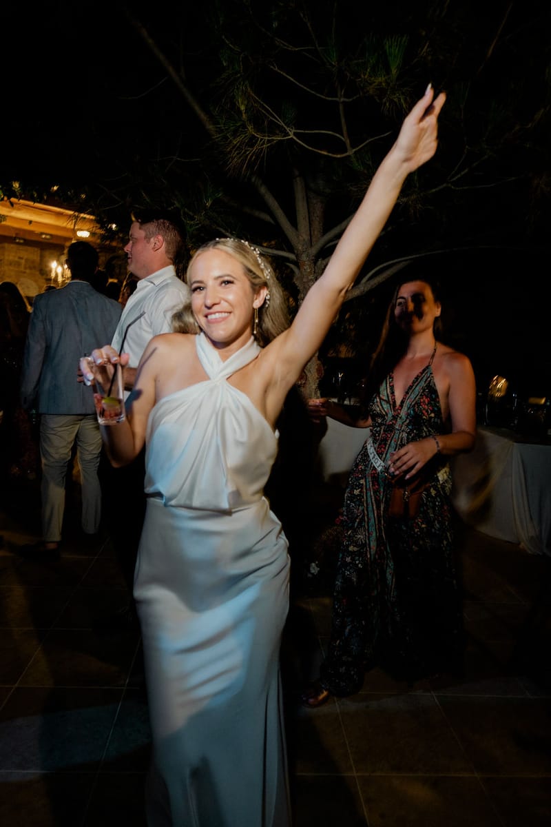 Iliana & Brendan Wedding in Ios at the villa Cycladic Gem