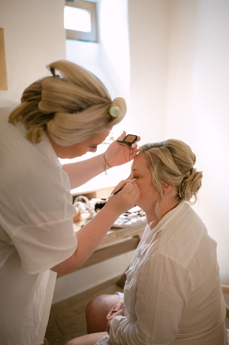 Bridal Preparation and First Look and Couple Photoshoot before ceremony