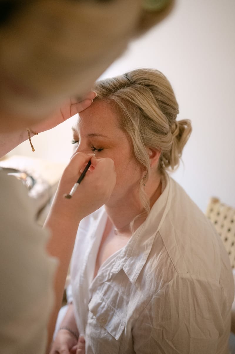 Bridal Preparation and First Look and Couple Photoshoot before ceremony